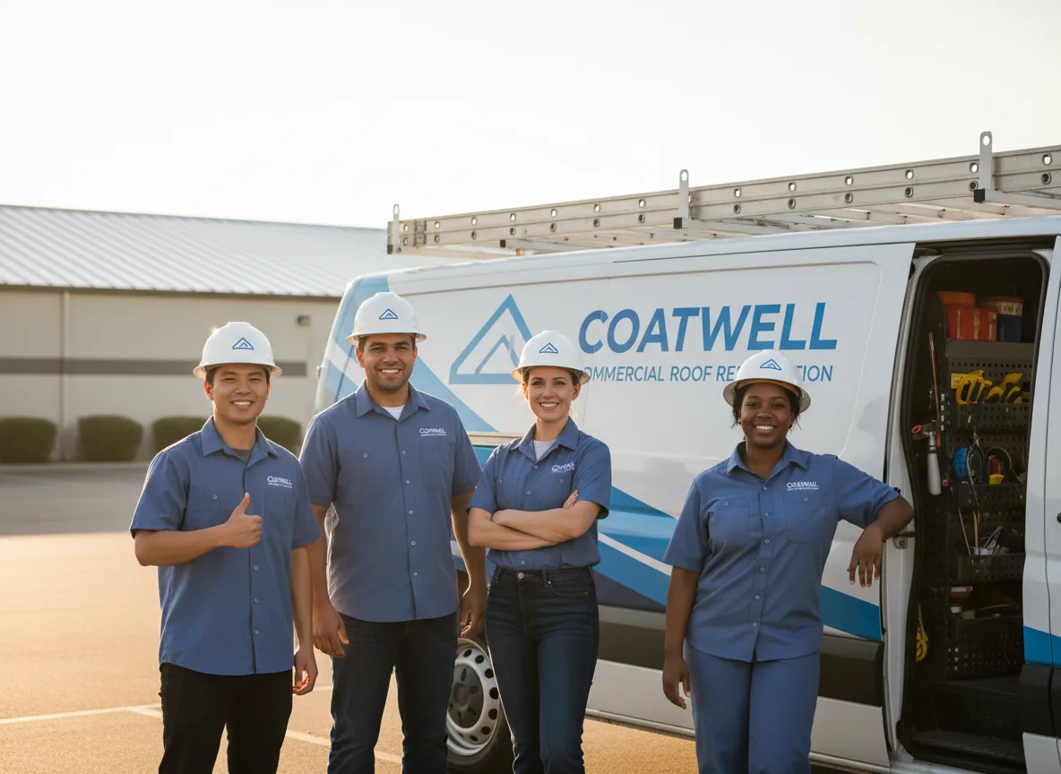 Commercial roof coating company in Huntington, TX